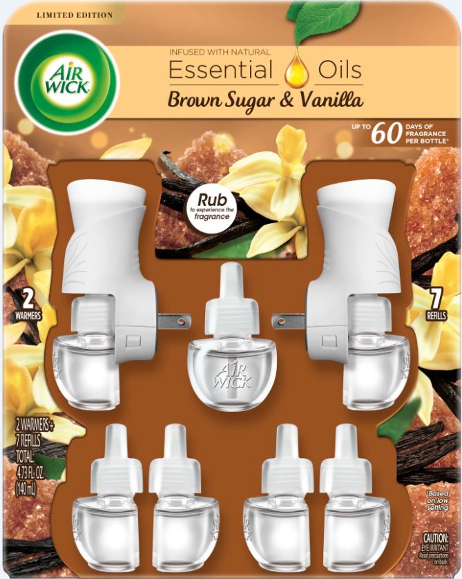 AIR WICK® Scented Oil - Brown Sugar & Vanilla - Kit